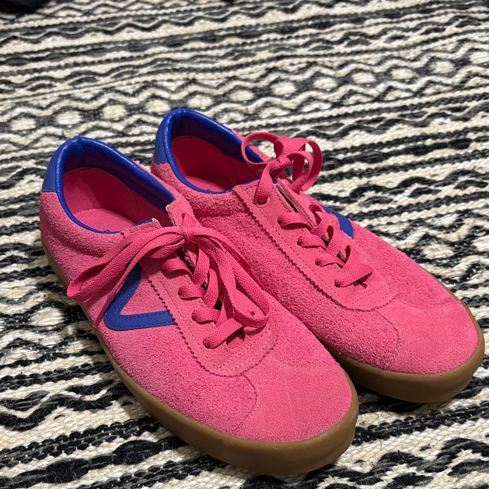 Vans Vibrant Pink and Blue Sneakers